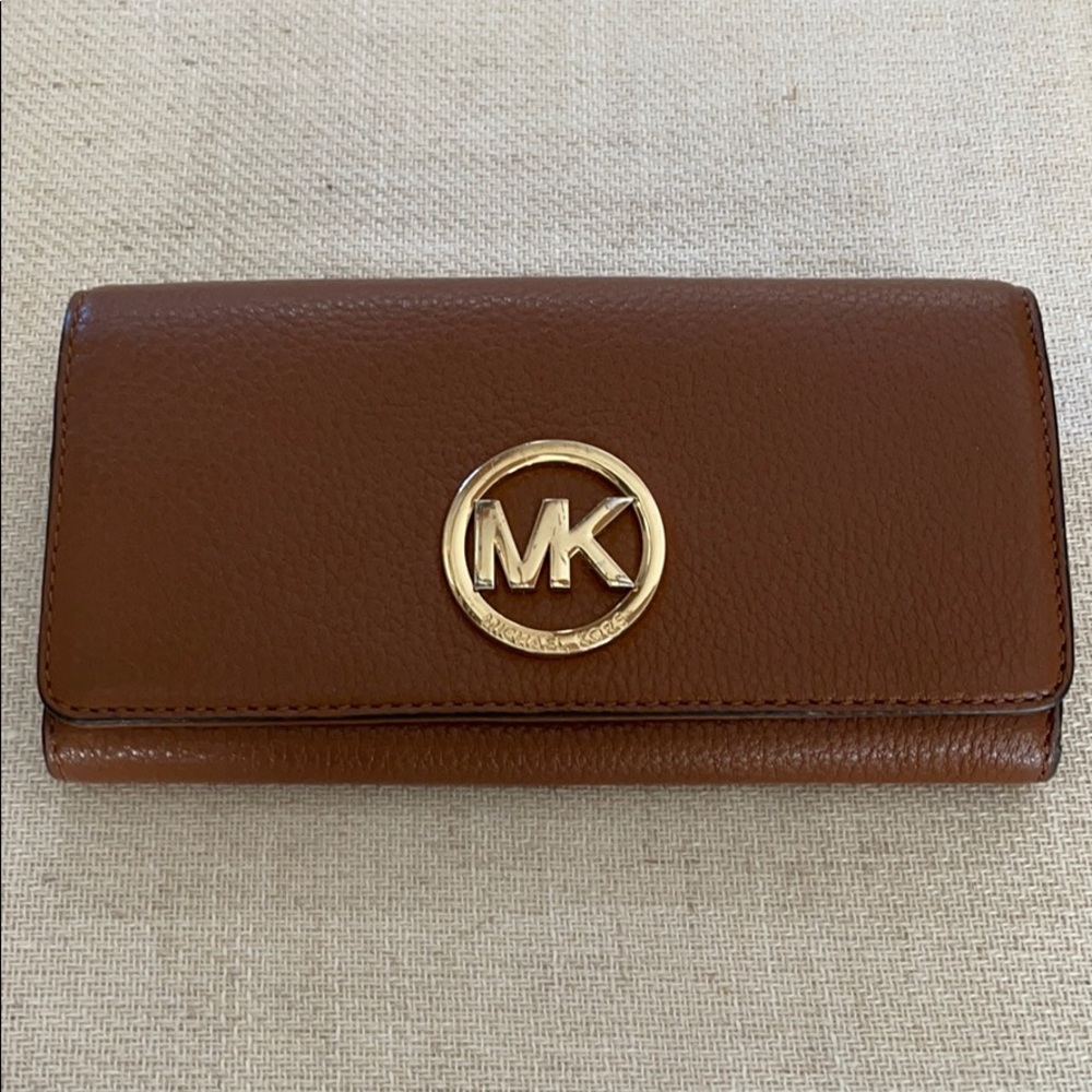 Brown Leather Michael Kors Wallet